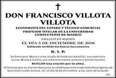 Francisco Villota Villota